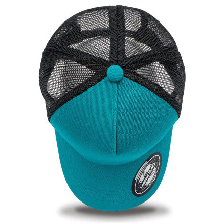 RCA Striped Trucker Cap - Tea/Black/White